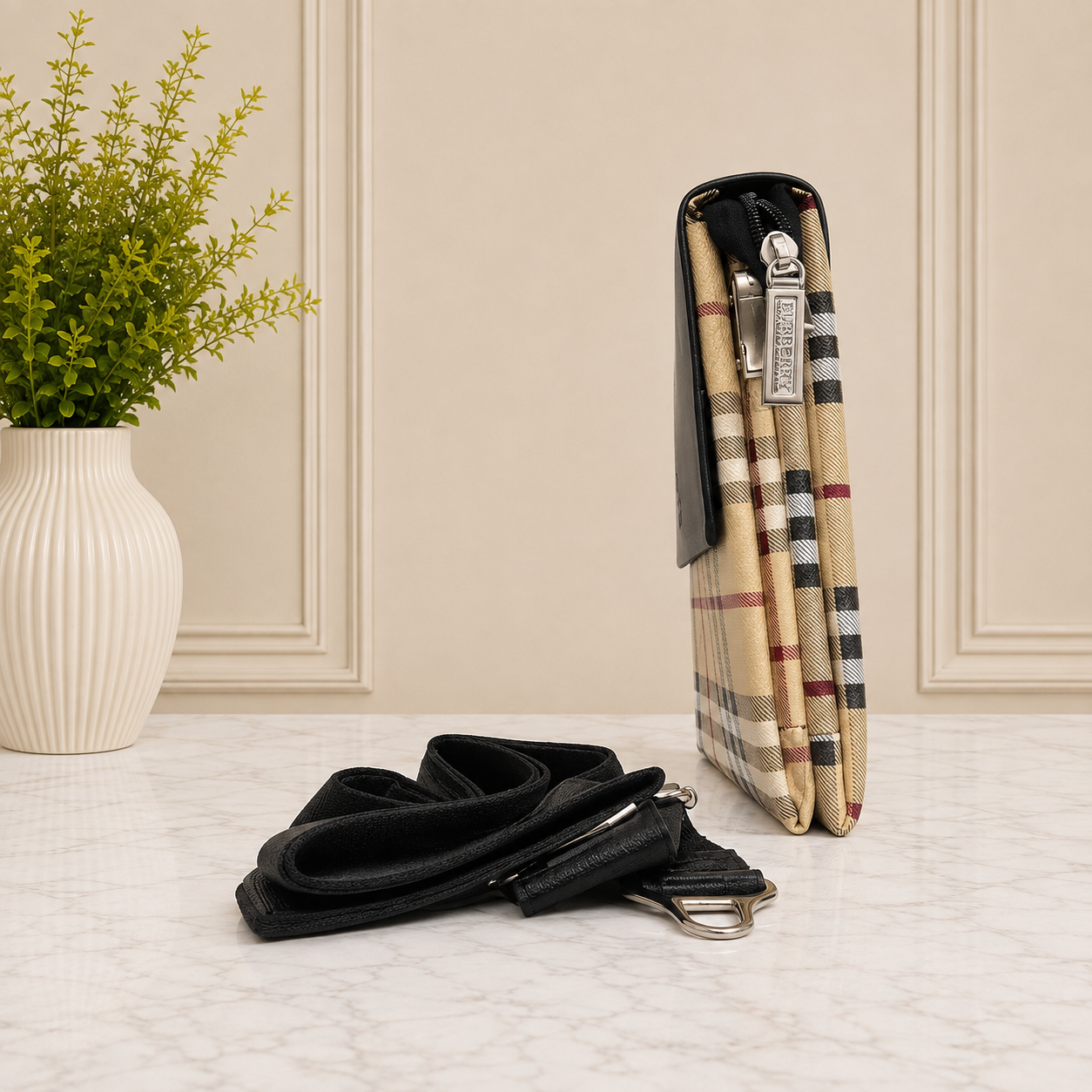 Burberry Vintage Check Messenger Bag