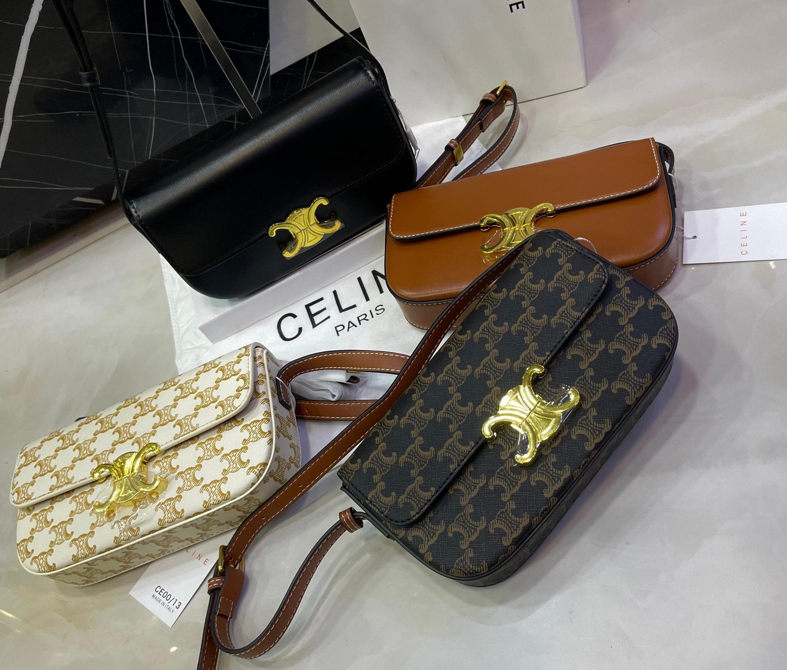 CELINE Triomphe Shoulder Bag