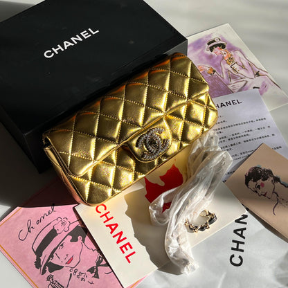 Chanel Pearl CC Quilted Flap Bag