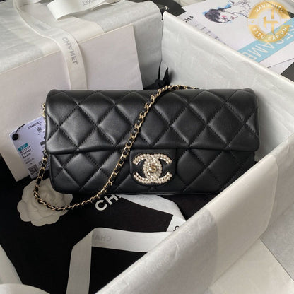 Chanel Pearl CC Quilted Flap Bag
