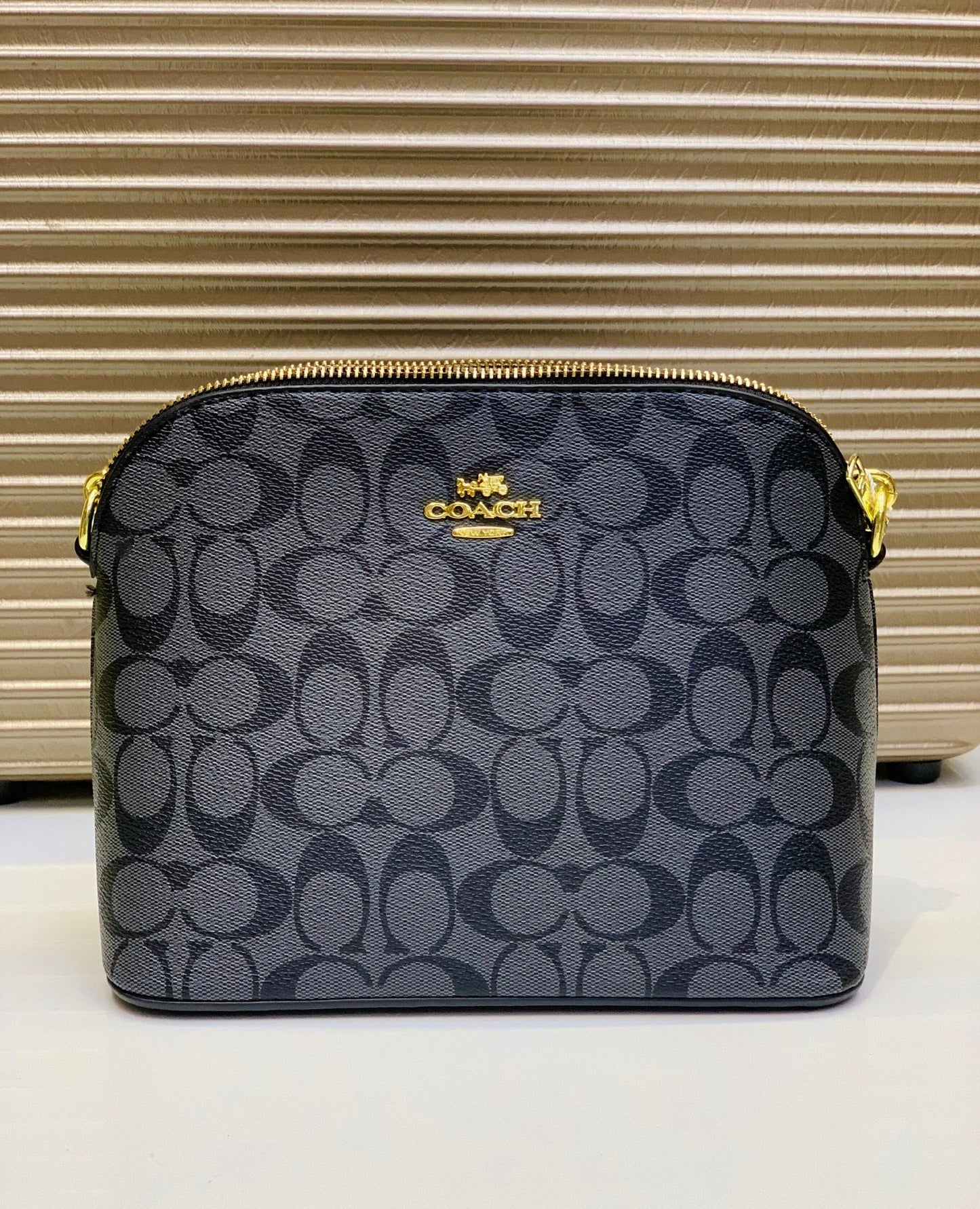 Coach Signature Dome Camera Crossbody Bag