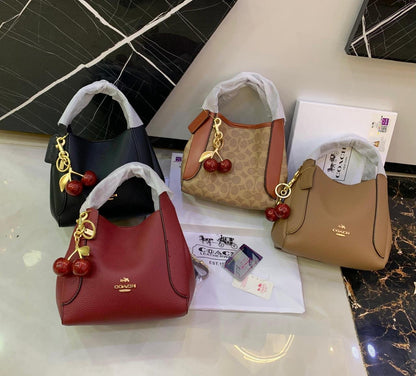 Coach Cherry Charm Mini Hobo Bag