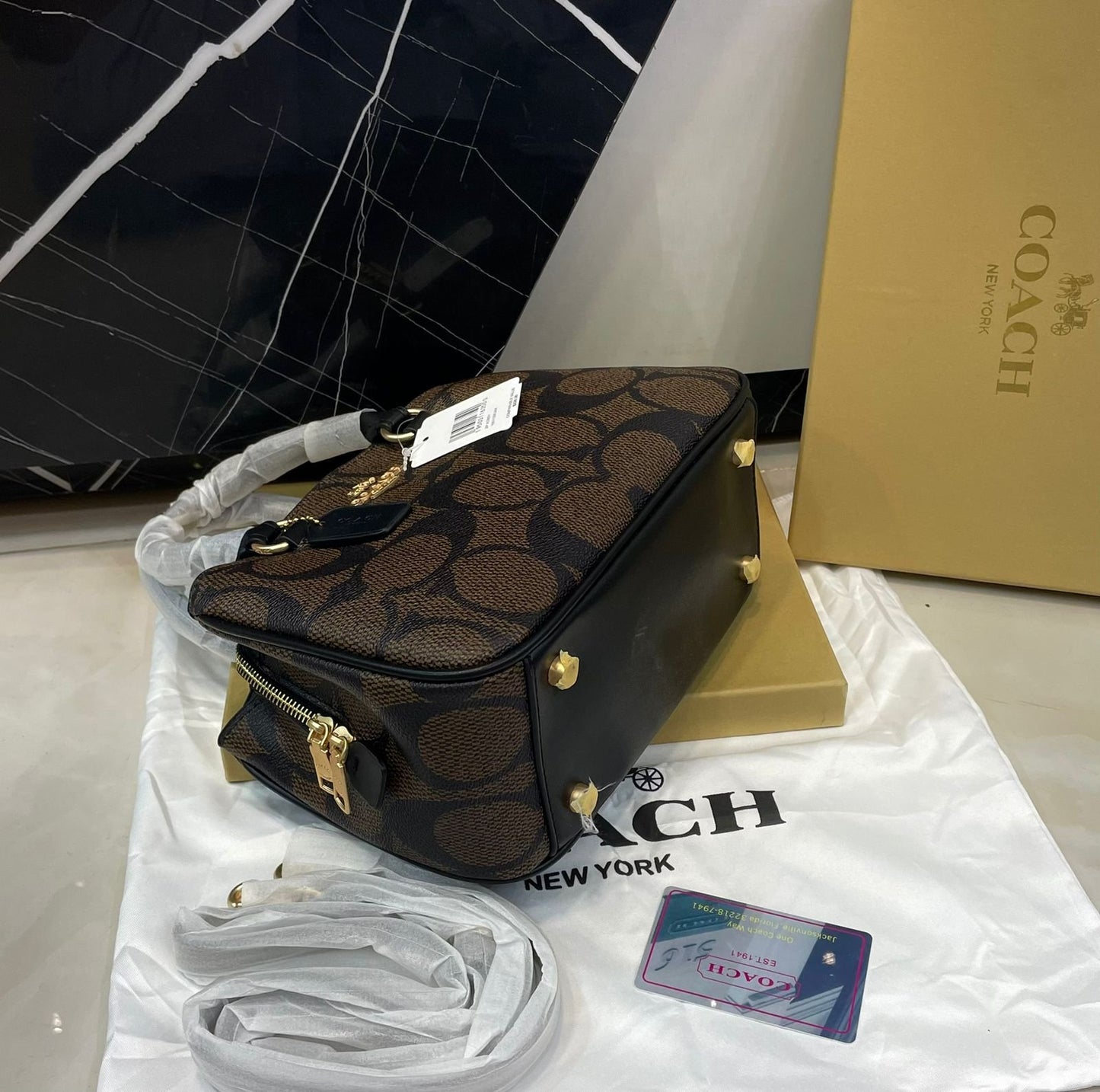 Coach Mini Bennett Satchel (Signature & Leather Variants)