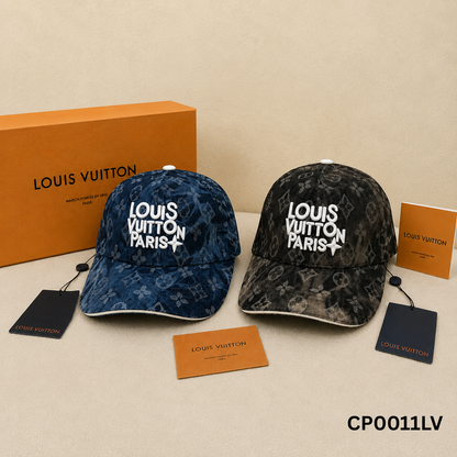 Louis Vuitton Monogram Embroidered Baseball Cap