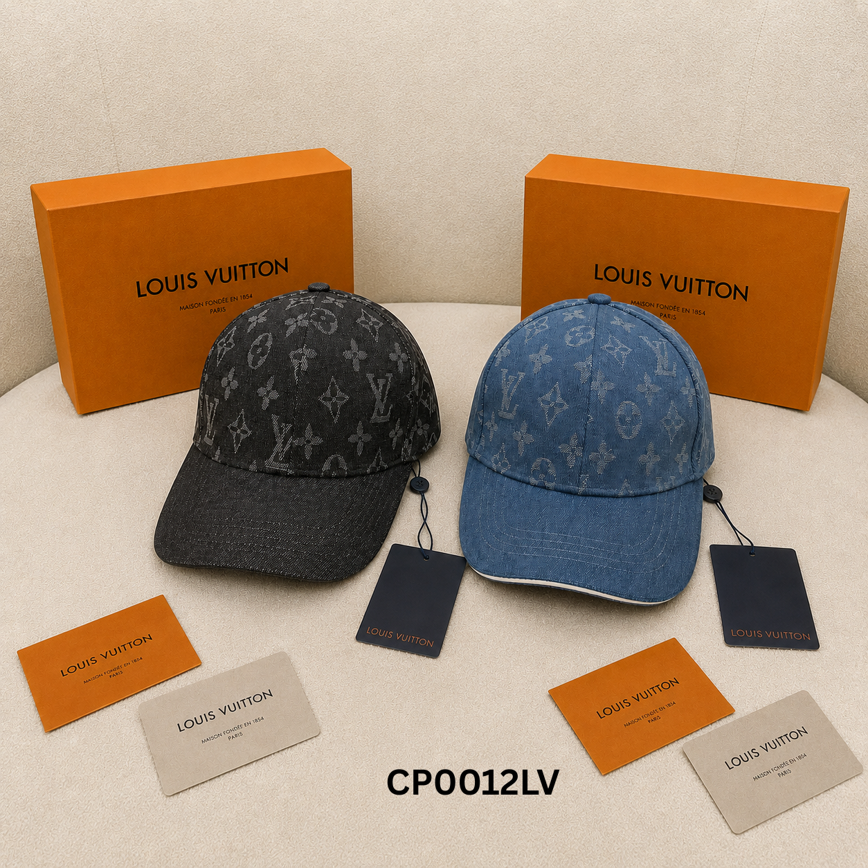 Louis Vuitton Monogram Denim Baseball Cap