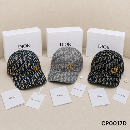 Christian Dior Oblique CD Logo Baseball Cap
