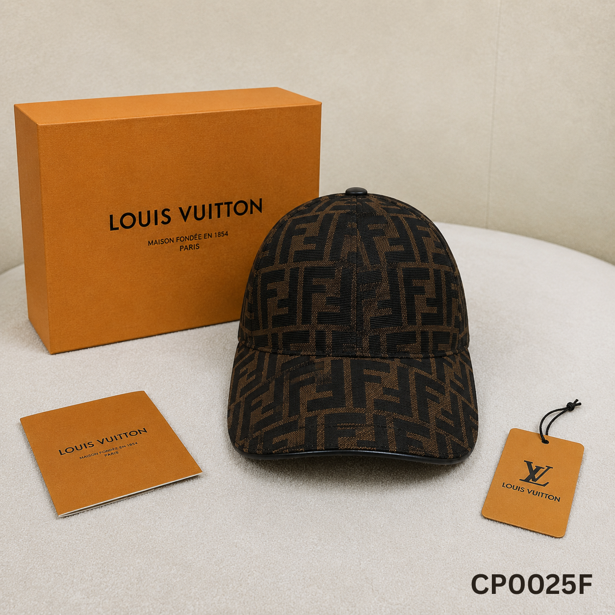 Fendi FF Monogram Classic Baseball Cap