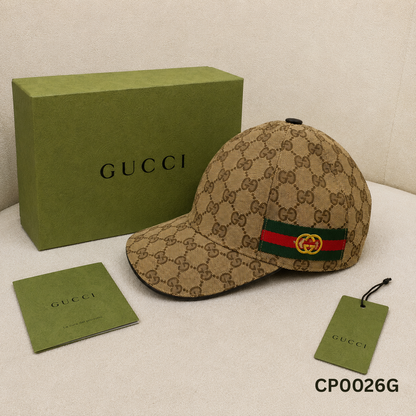 Gucci GG Supreme Monogram Baseball Cap