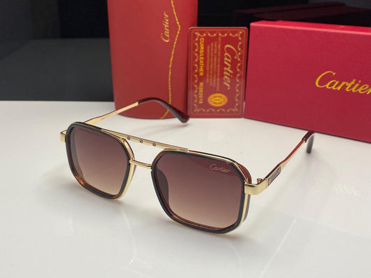 Cartier Square Metal Sunglasses – Signature Luxury Frame