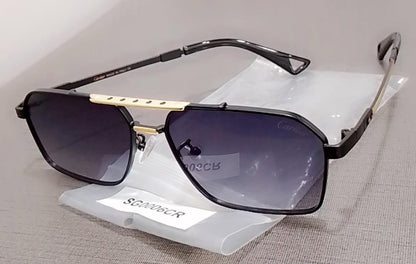 Cartier Modern Square Metal Sunglasses