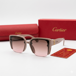 Cartier Style Oversized Square Gradient Sunglasses