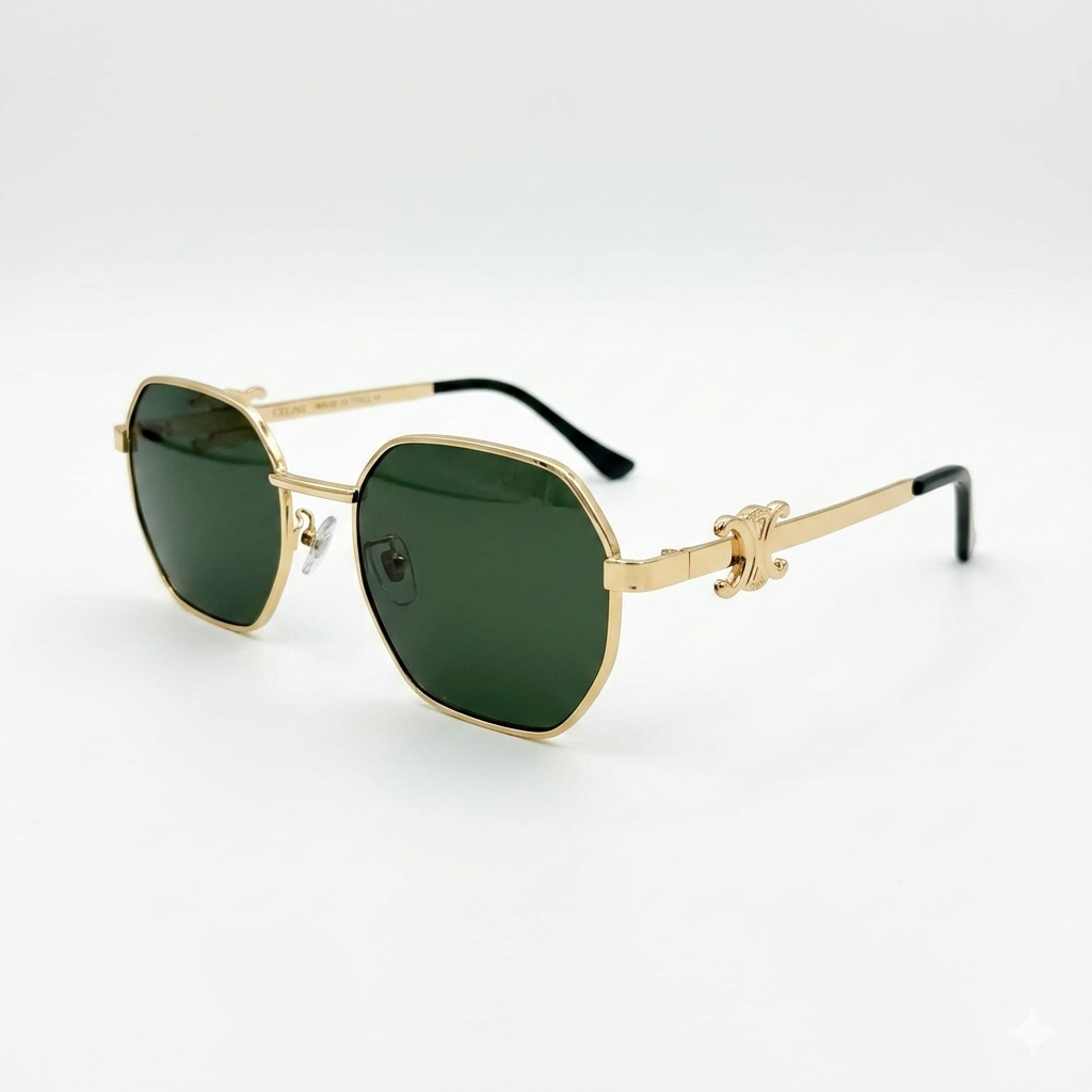 Celine Emerald Luxe Frame Sunglasses
