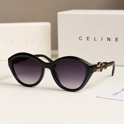 Celine Luxe Oval Cat-Eye Sunglasses