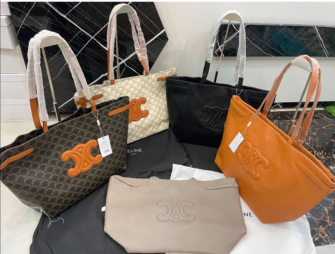 Celine Triomphe Cabas Tote Bag