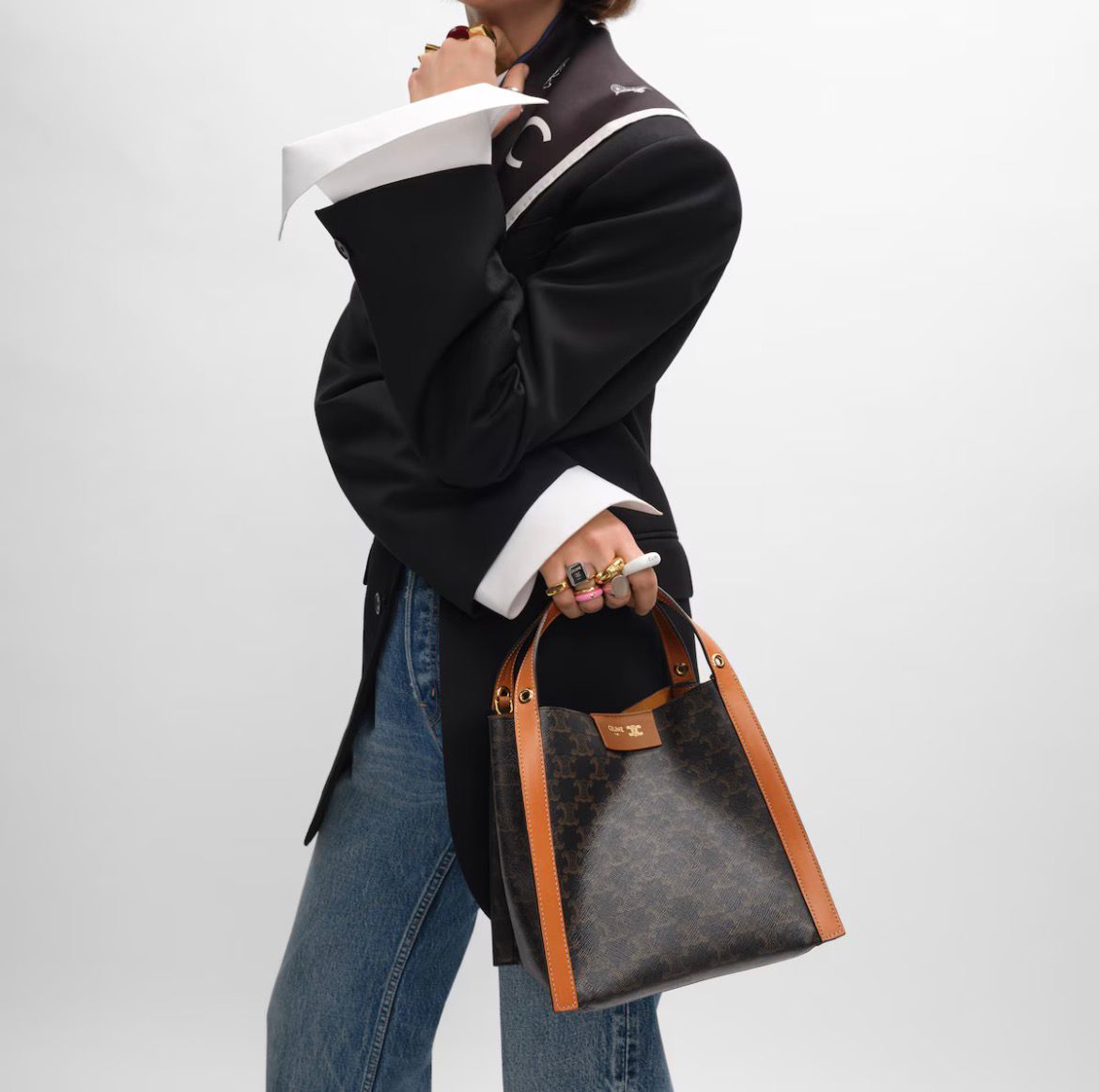 Celine Triomphe Mini Tote Bag