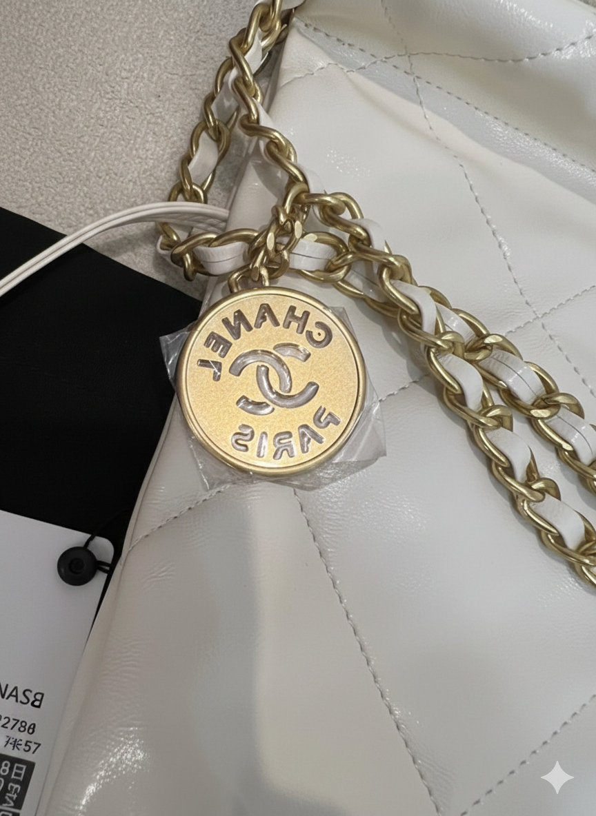 Chanel 25 Style Quilted Chain Shoulder Tote Bag