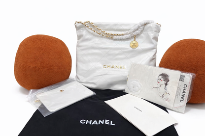 Chanel 25 Style Quilted Chain Shoulder Tote Bag