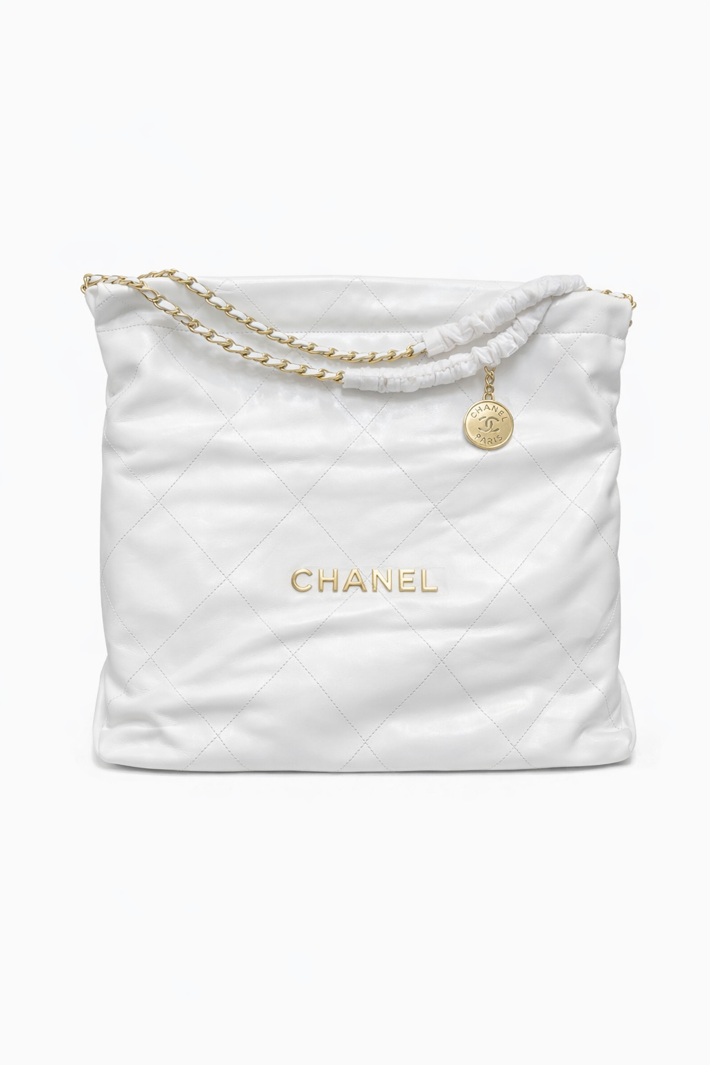Chanel 25 Style Quilted Chain Shoulder Tote Bag