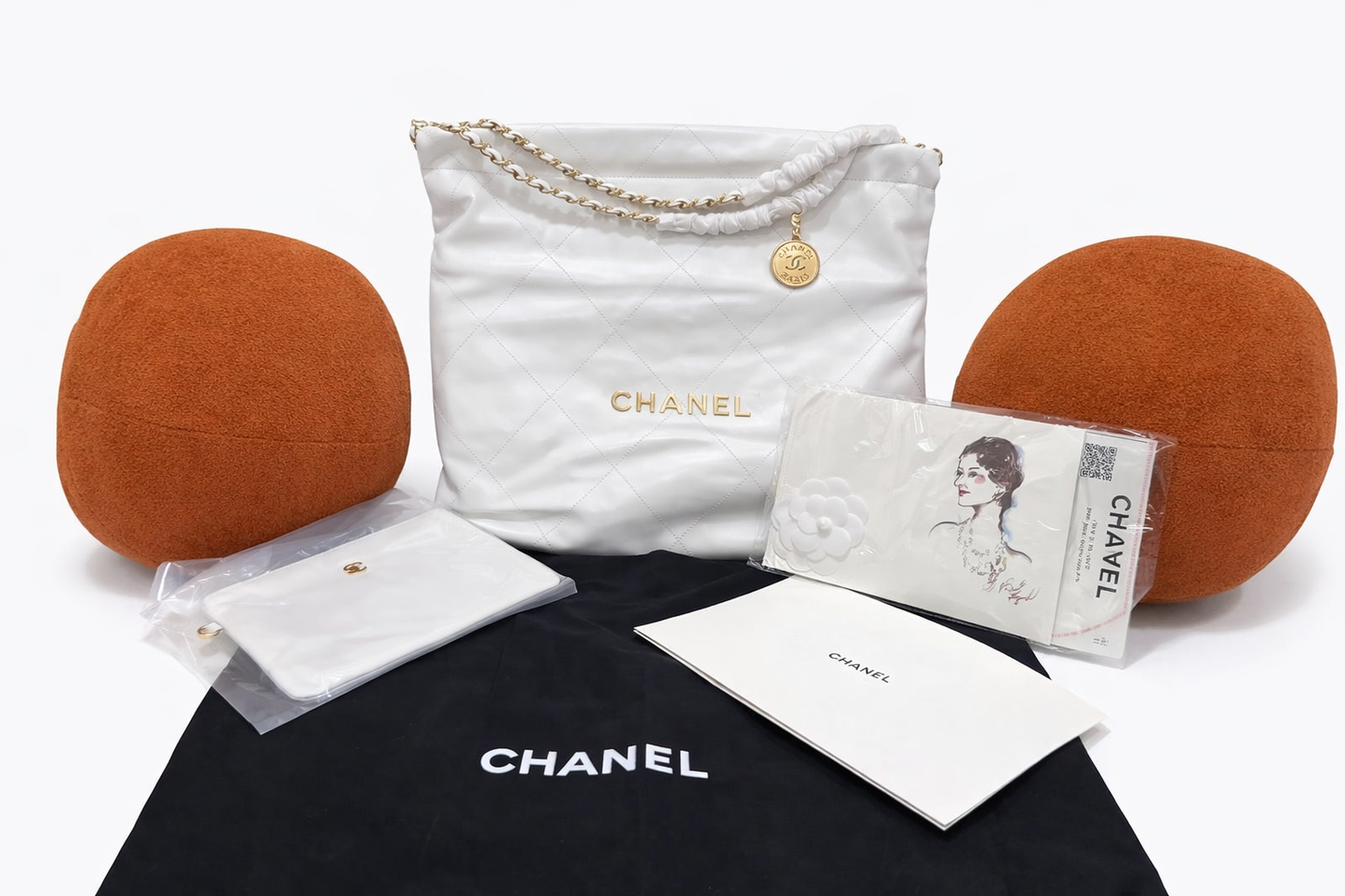 Chanel 25 Style Quilted Chain Shoulder Tote Bag