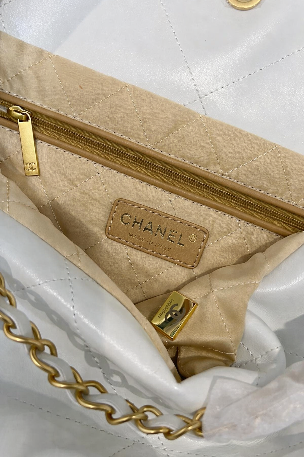 Chanel 25 Style Quilted Chain Shoulder Tote Bag