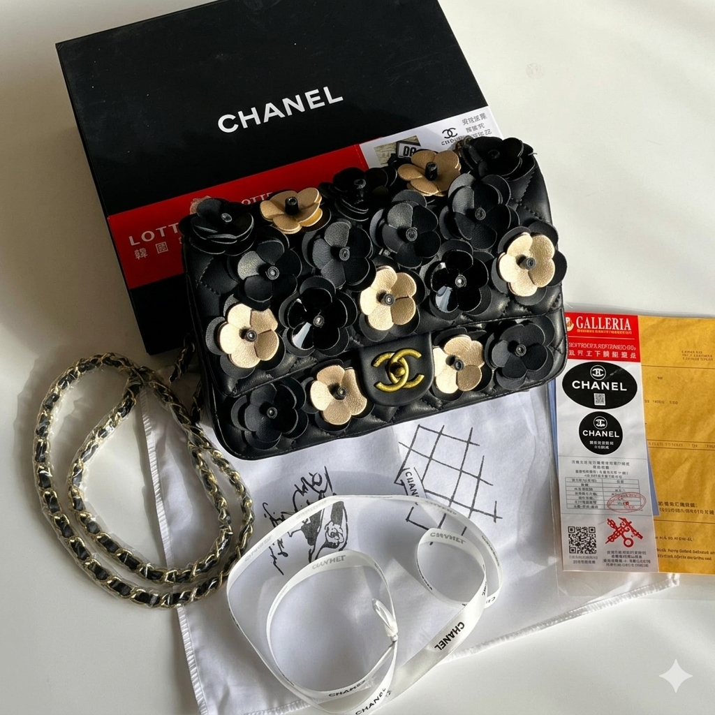 Chanel Camellia Flower Embellished Bag Style