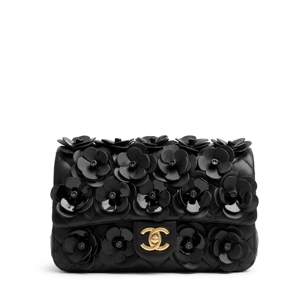 Chanel Camellia Flower Embellished Bag Style