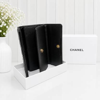 Chanel Classic Quilted Continental Long Wallet