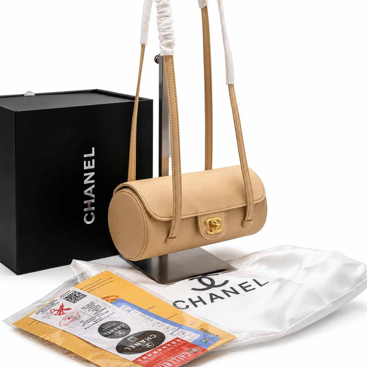 Chanel Cylindrical CC Shoulder Bag