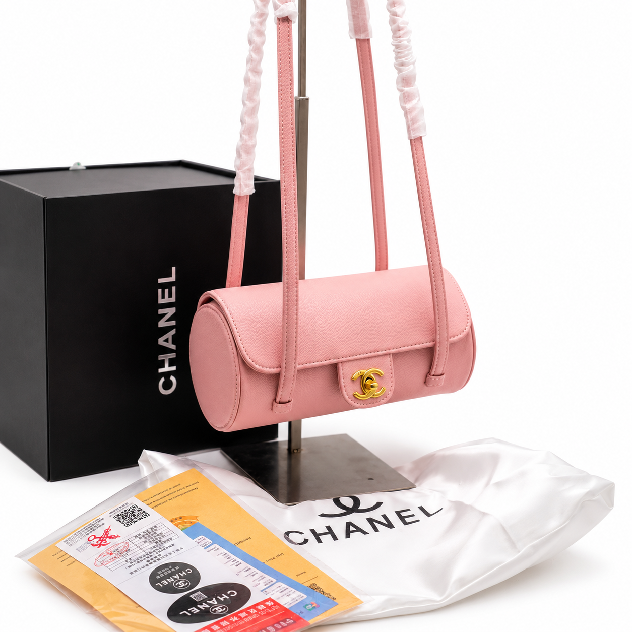 Chanel Cylindrical CC Shoulder Bag