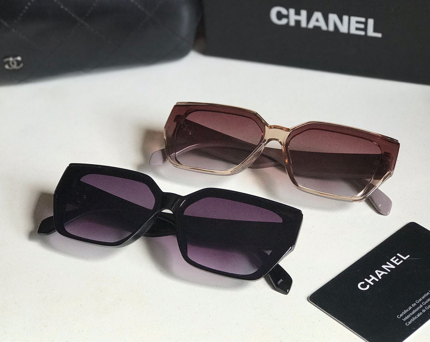 Chanel Geometric Frame Sunglasses