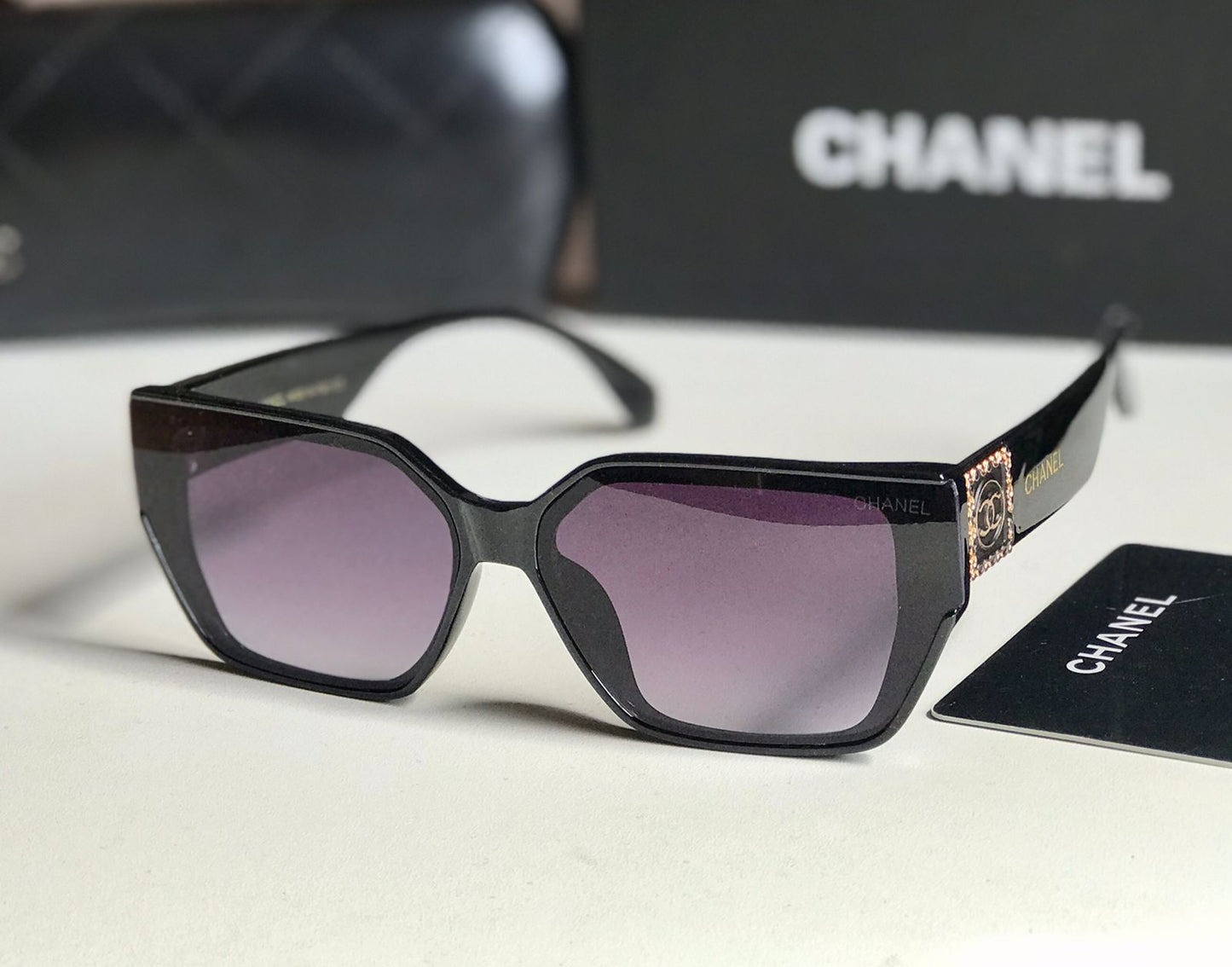 Chanel Geometric Frame Sunglasses