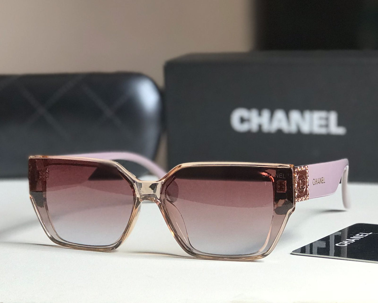 Chanel Geometric Frame Sunglasses