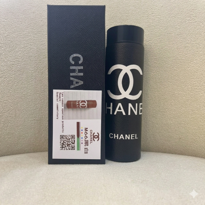 Chanel Inspired Thermal Bottle – Black Classic (Luxury Edition)