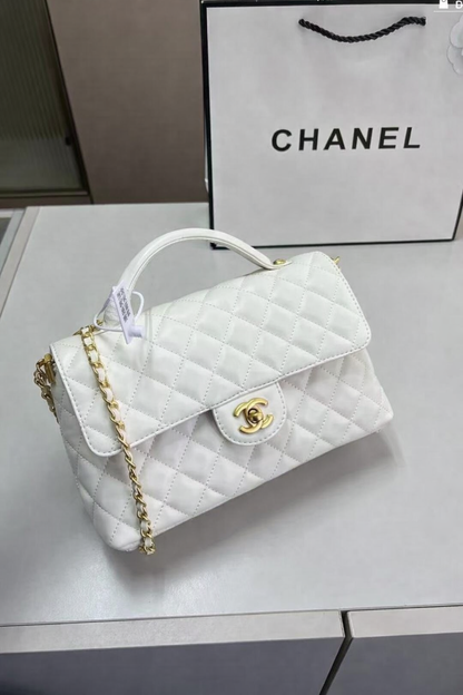 Chanel Kelly Top Handle Flap Bag - Official Model