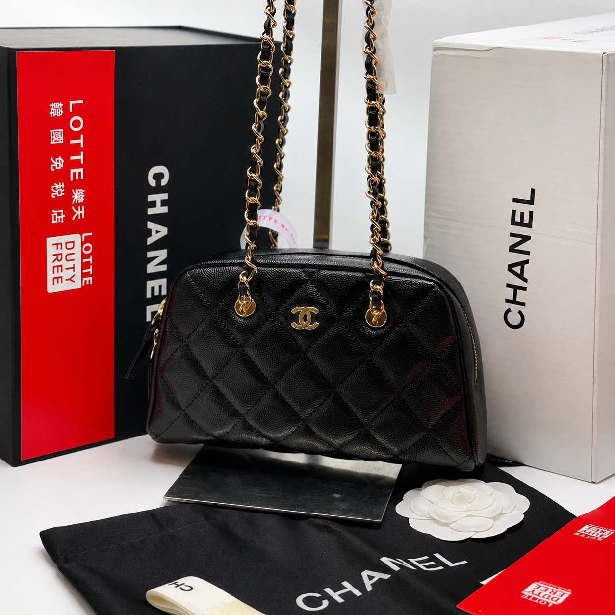 Chanel Quilted Chain Shoulder Bag