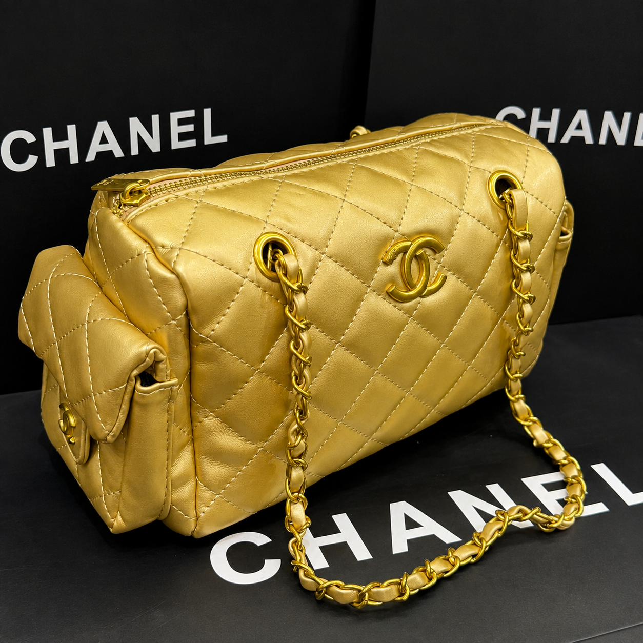 Chanel Quilted Chain Shoulder Bag