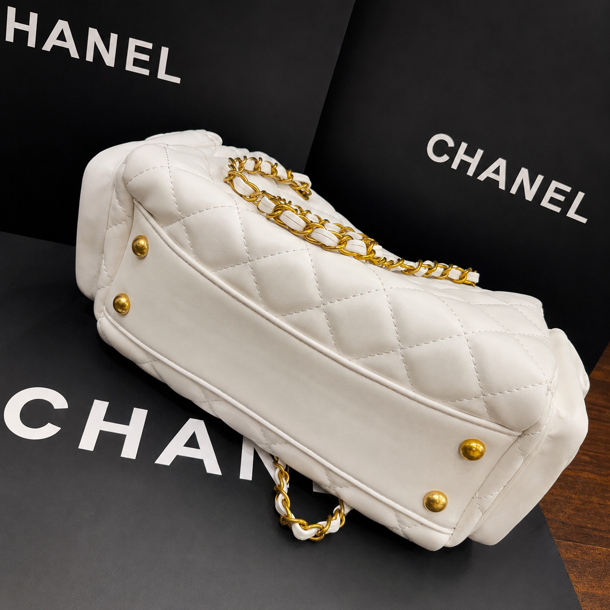 Chanel Quilted Chain Shoulder Bag