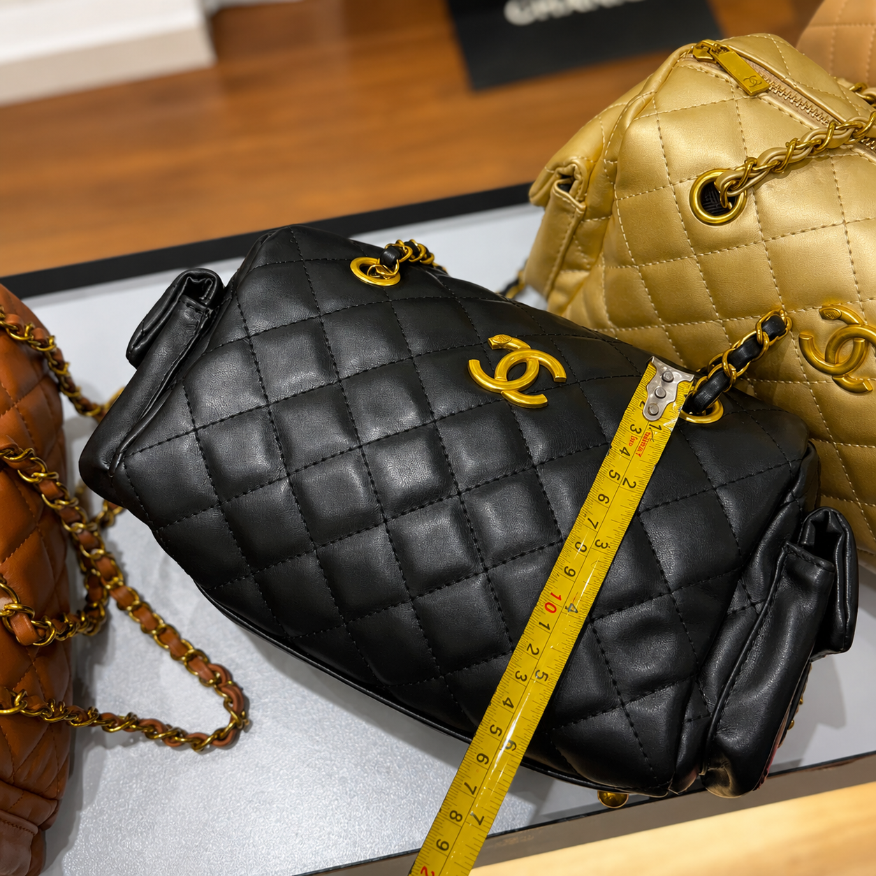 Chanel Quilted Chain Shoulder Bag