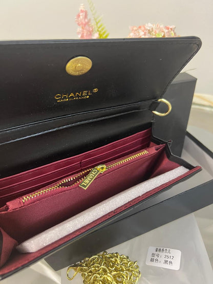 Chanel Quilted Flap Wallet Style