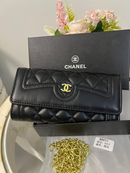 Chanel Quilted Flap Wallet Style