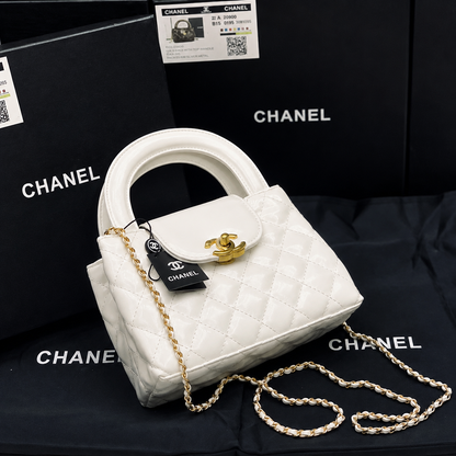 Chanel Quilted Mini Top Handle Bag