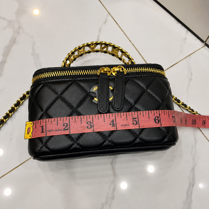 Chanel Quilted Vanity Case Shoulder Bag