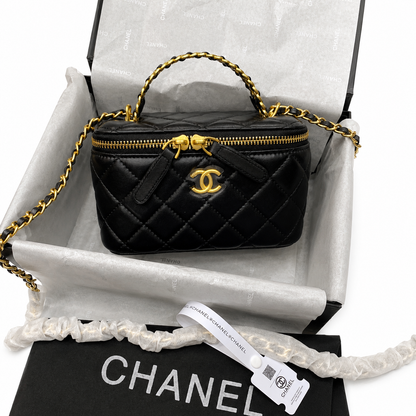 Chanel Quilted Vanity Case Shoulder Bag