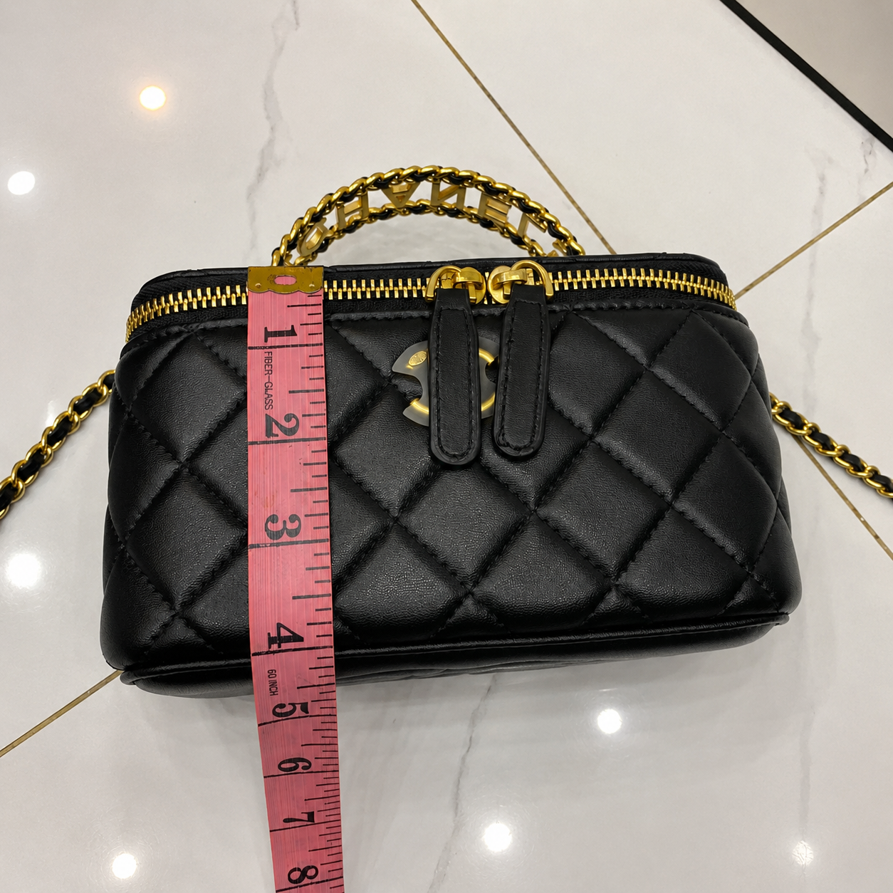 Chanel Quilted Vanity Case Shoulder Bag
