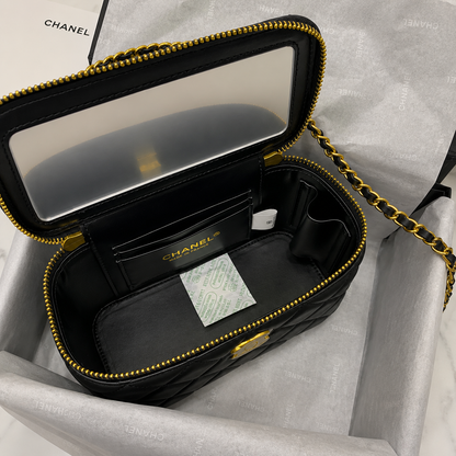 Chanel Quilted Vanity Case Shoulder Bag