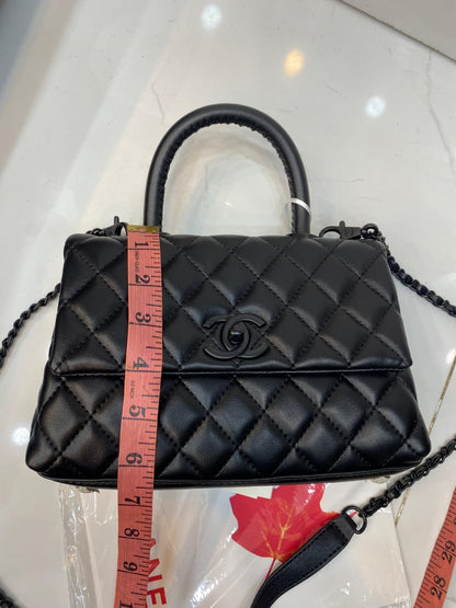Chanel Coco Quilted Top Handle Bag - MODEL NUM AS2402-9