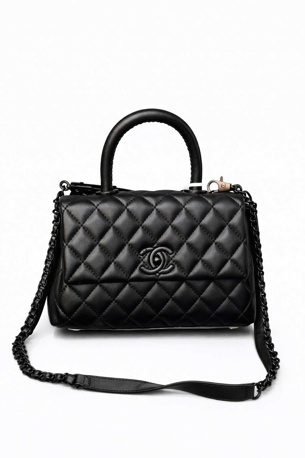 Chanel Coco Quilted Top Handle Bag - MODEL NUM AS2402-9
