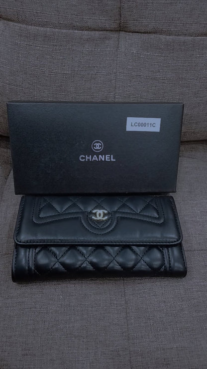 Chanel Quilted Flap Wallet Style