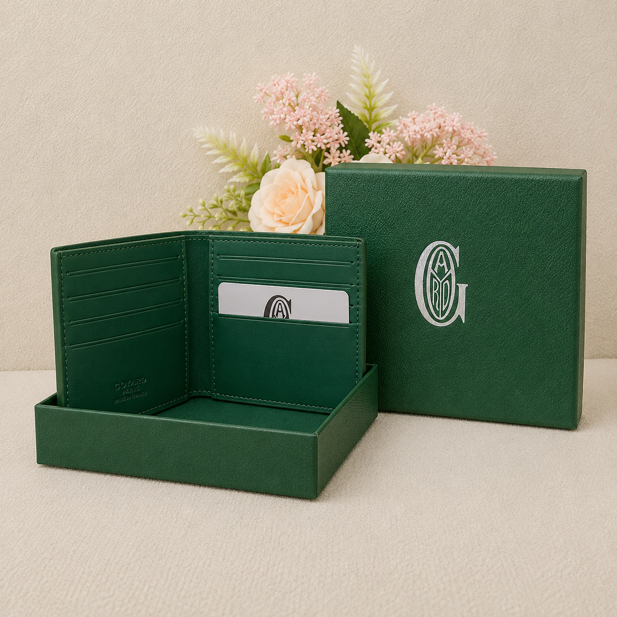 Goyard Signature Chevron Bifold Wallet