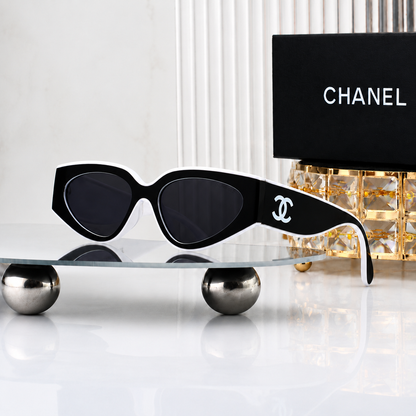Chanel Oversized Cat-Eye Fashion Sunglasses